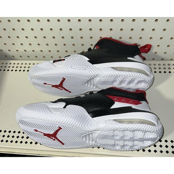 Jordan Stay Loyal 2 Mens Basketball Shoes Size 10 Black Red White DQ8401-061 - Picture 6 of 9